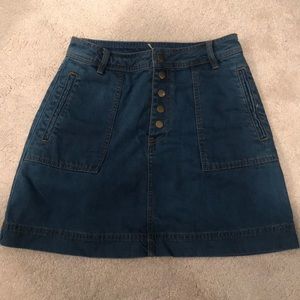 Free People Denim Skirt